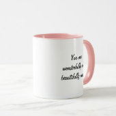 Afrikanische Amerikanische Prinzessin 11 oz Tasse (VorderseiteRechts)