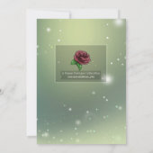 Afrikanische Amerikanische Prinzessin Birthday Par Einladung (Rückseite)