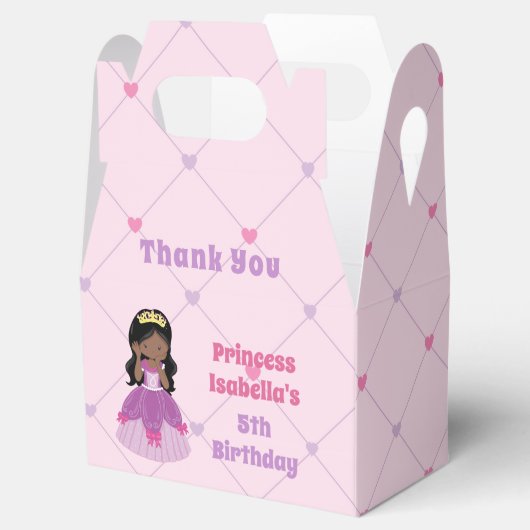 Afrikanische Amerikanische Prinzessin Niedlich Pin Geschenkschachtel (Geöffnet)