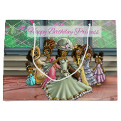 Afrikanische Amerikanische Prinzessinnen Große Geschenktüte (Vorderseite)