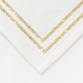 Afrikanische amerikanische Vintage Fleecedecke (Ecke)