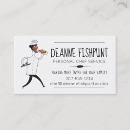 Afrikanische amerikanische visitenkarte