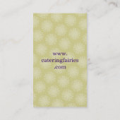 Afrikanische amerikanische visitenkarte (Rückseite)