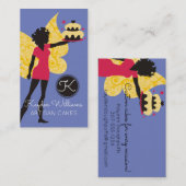 Afrikanische amerikanische visitenkarte (Vorne/Hinten)