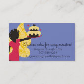 Afrikanische amerikanische visitenkarte (Rückseite)