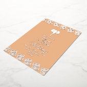 Afrikanische Ankara Elephant Wedding gepresst Folieneinladung (Gedreht)