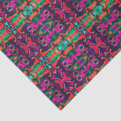 Afrikanische Art-bunter Druck Seidenpapier (Ausschnitt)