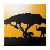 Afrikanische Art Fliese (Vorderseite)