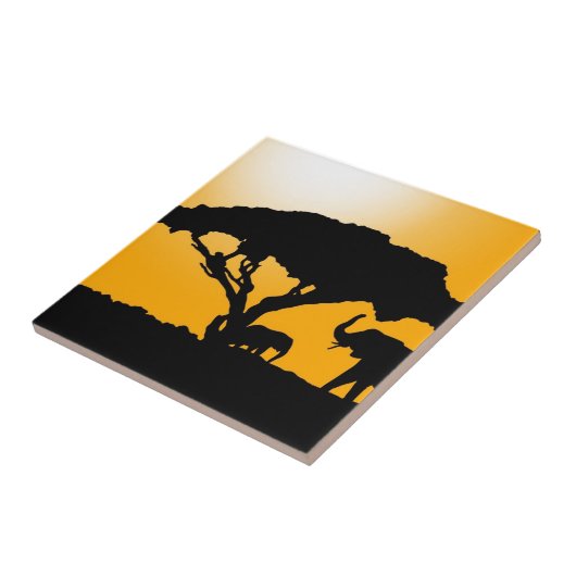 Afrikanische Art Fliese (Seite)