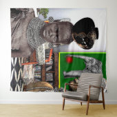 Afrikanische Art Pop Art Wandteppich (Beispiel (Horizontal))