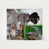 Afrikanische Art Pop Art Wandteppich (Vorderseite (Horizontal))