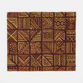 afrikanische Auseinandersetzungen nahtlos in der S Fleecedecke (Vorderseite (Horizontal))