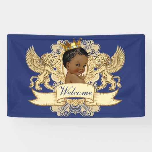 Afrikanische Babyparty-Willkommens-Fahne Banner (Horizontal)