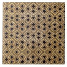 Afrikanische BaKuba-Stammeskeramikfliese