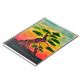 Afrikanische Baobabs Notizblock (Linke Seite)