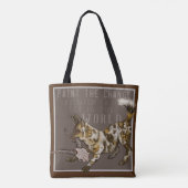 Afrikanische bemalte Welpen Tasche (Rückseite)