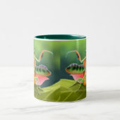 Afrikanische betender Mantis-Tasse Zweifarbige Tasse (Mittel)