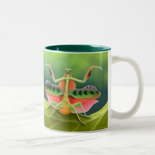 Afrikanische betender Mantis-Tasse Zweifarbige Tasse