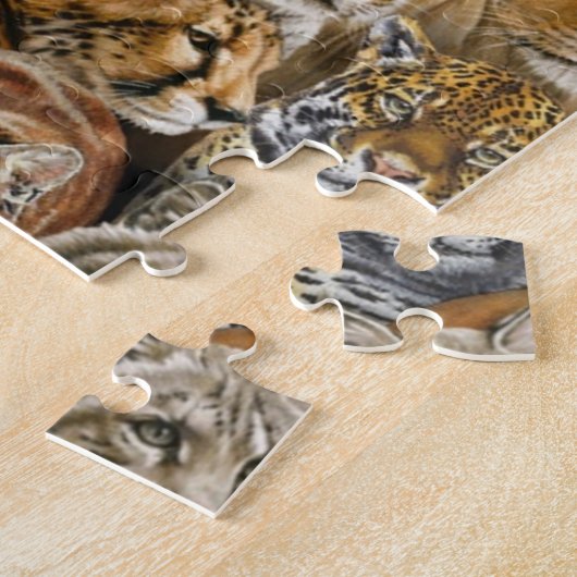 afrikanische Bigcats Puzzle (Seite)
