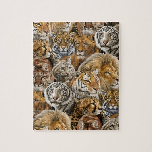 afrikanische Bigcats Puzzle (Vertikal)
