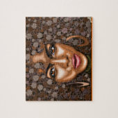 Afrikanische Blume - Hübsche Frau - Puzzle (Vertikal)