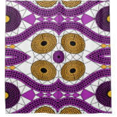 Afrikanische Blume mit Duschvorhang (Vorderseite)