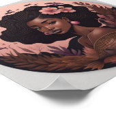 Afrikanische Blume Poster (Ecke)