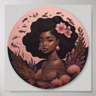 Afrikanische Blume Poster