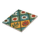 Afrikanische Blumenstrasse Fliese (Seite)