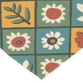 Afrikanische Blumenstrasse Kurzer Tischläufer (Ecke)