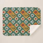 Afrikanische Blumenstrasse Sherpadecke (Vorderseite (Horizontal))