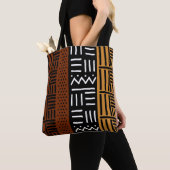 Afrikanische Bogolan Style Tote Bag Tasche (Von Nahem)