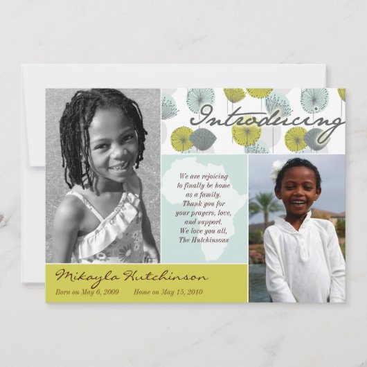 Afrikanische Botschaft: Retro Puffs Ankündigung (Vorderseite)