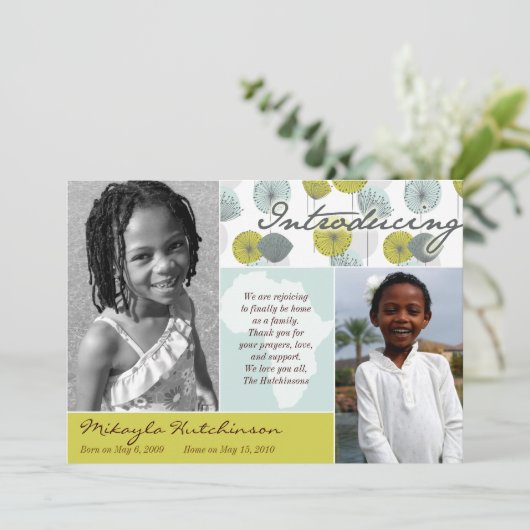 Afrikanische Botschaft: Retro Puffs Ankündigung (Stehend Vorderseite)