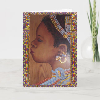 Afrikanische Braut Karte