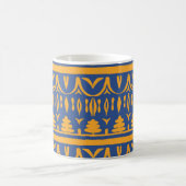 Afrikanische Chevrons: Ethnisches Stammesmuster Kaffeetasse (Mittel)