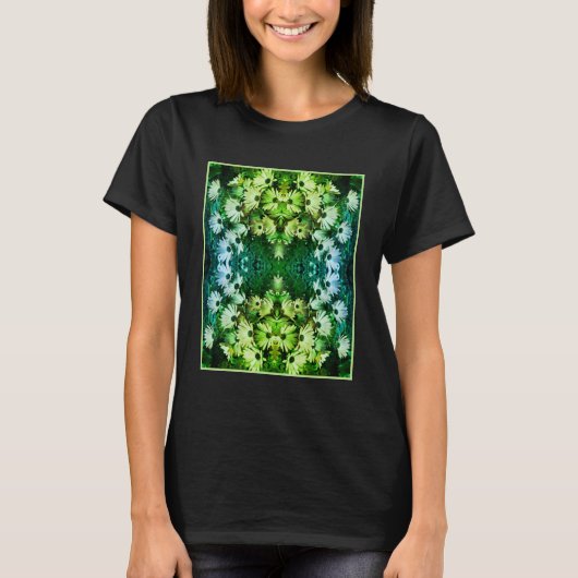 Afrikanische Daisy-Blume Abstrakt T-Shirt (Vorderseite)