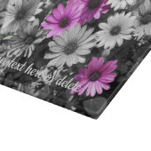 Afrikanische Daisy-Blume Personalisiert Schneidebrett (Ecke)