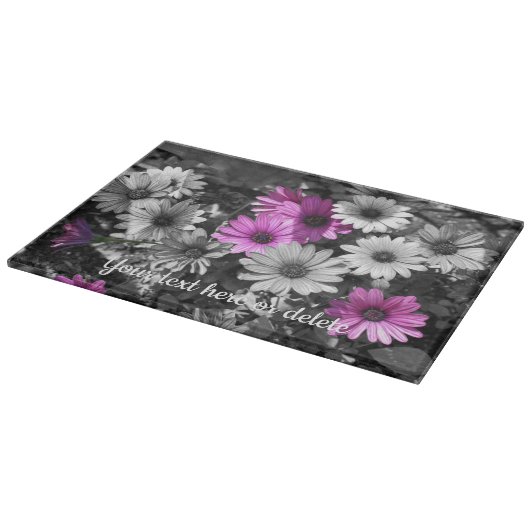 Afrikanische Daisy-Blume Personalisiert Schneidebrett (Ecke)