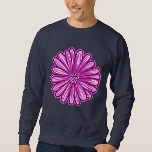 Afrikanische Daisy-Blume, realistische Illustratio Sweatshirt (Vorderseite)