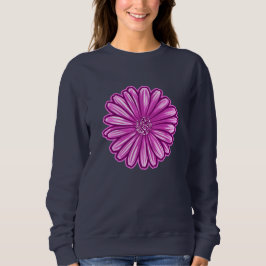Afrikanische Daisy-Blume, realistische Illustratio Sweatshirt