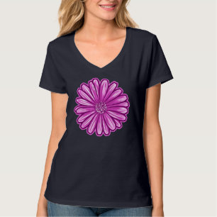Afrikanische Daisy-Blume, realistische Illustratio T-Shirt