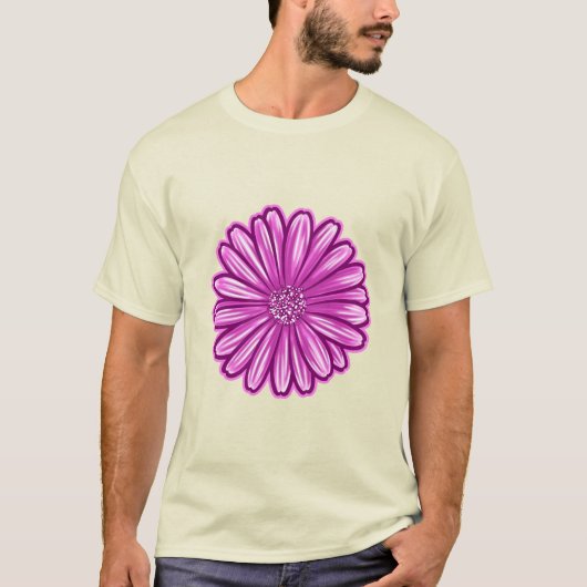 Afrikanische Daisy-Blume, realistische Illustratio T-Shirt (Vorderseite)