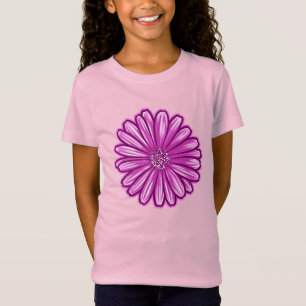 Afrikanische Daisy-Blume, realistische Illustratio T-Shirt