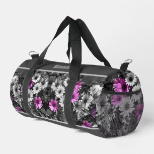 Afrikanische Daisy-Blume teilweise Personalisiert Duffle Bag