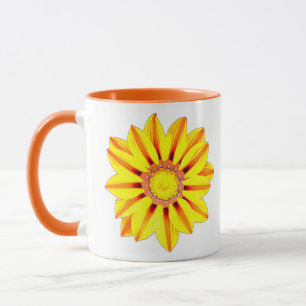 Afrikanische Daisy / Gazania, Orange und Gelb Tasse