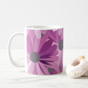 Afrikanische Daisy-Muster-Blume Kaffeetasse