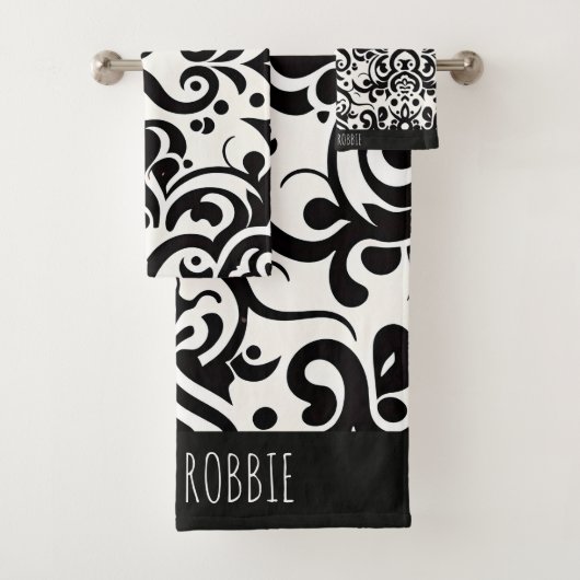 Afrikanische Damask Badhandtuch Set (Insitu)