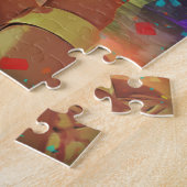 Afrikanische Dame mit Loc'd Hair Jigsaw Puzzle (Seite)