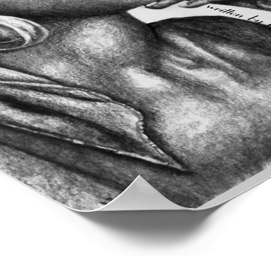 afrikanische Dame Poster (Ecke)